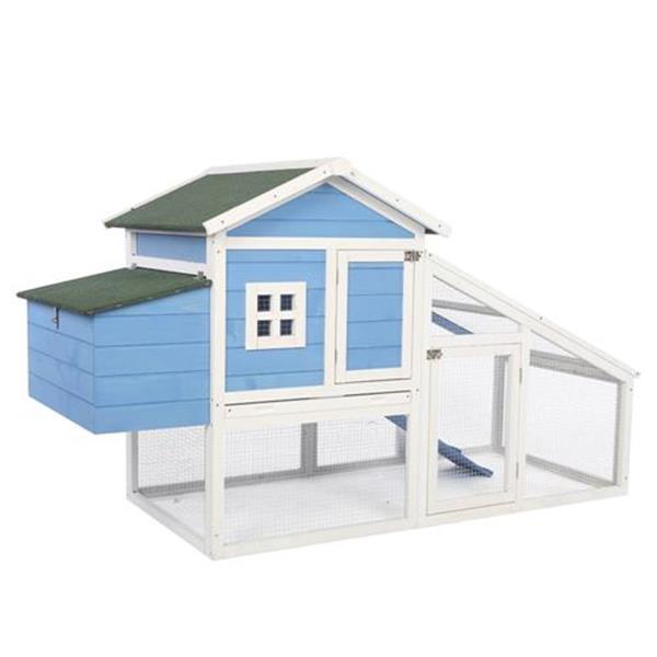 Emmett Star™ Cozy Chicken Coop & Run (up to 4 chickens)