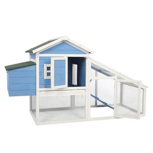 Emmett Star™ Cozy Chicken Coop & Run (up to 4 chickens)