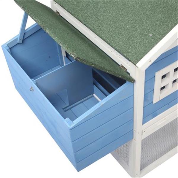 Emmett Star™ Cozy Chicken Coop & Run (up to 4 chickens)