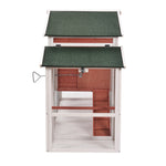 Emmett Star™ Barn-Style Chicken Coop & Run (up to 4 chickens)