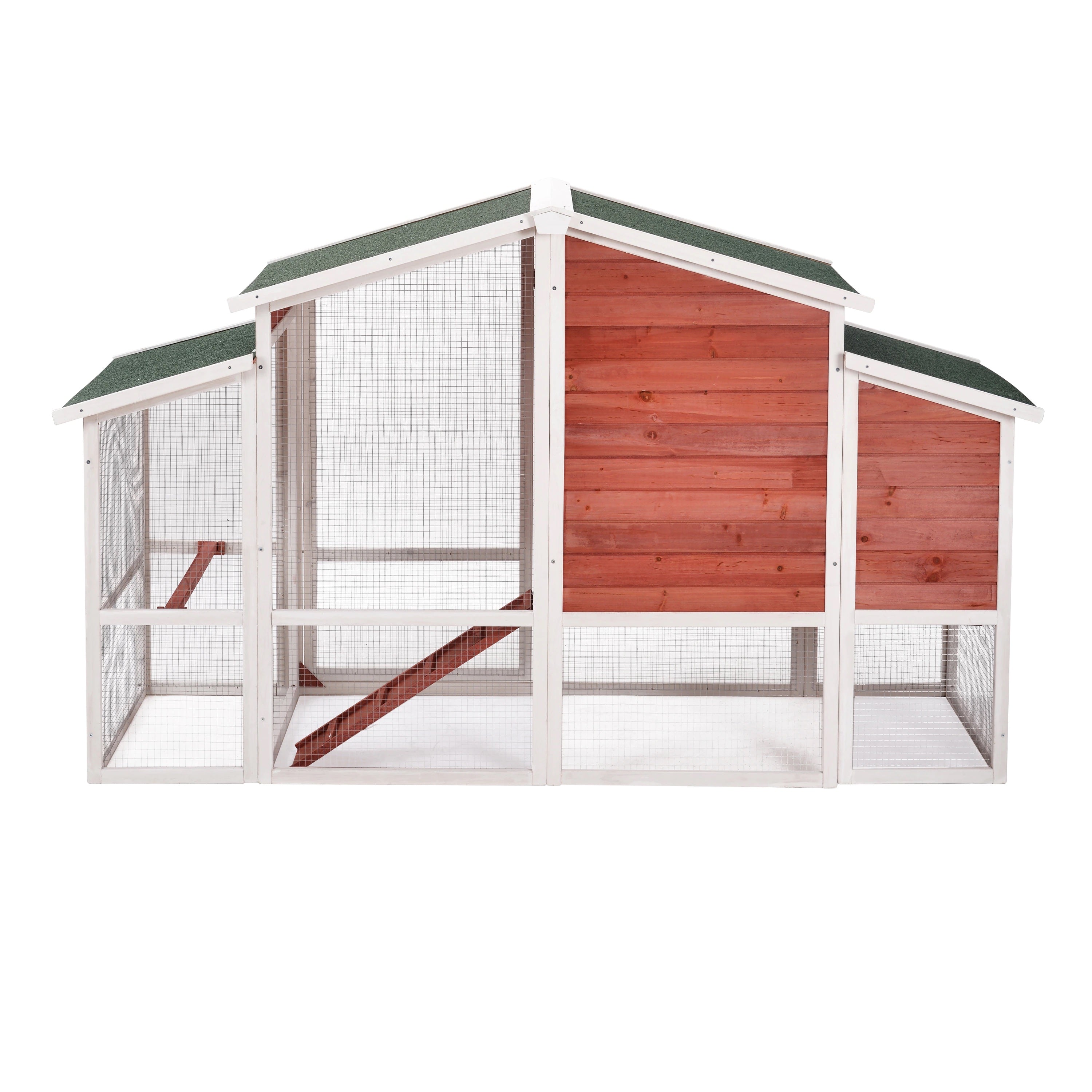 Emmett Star™ Barn-Style Chicken Coop & Run (up to 4 chickens)