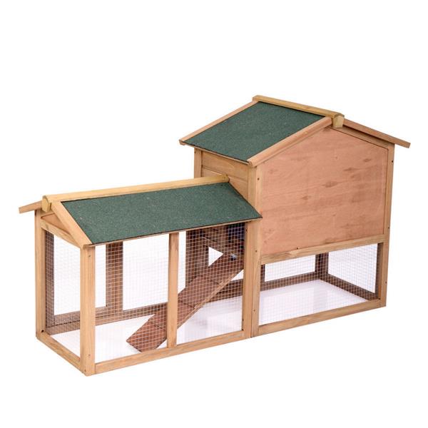 Emmett Star™ Split Level Chicken Coop & Run (up to 3 chickens)