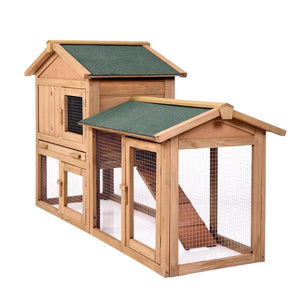 Emmett Star™ Split Level Chicken Coop & Run (up to 3 chickens)