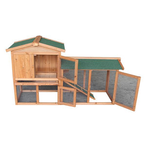 Emmett Star™ Split Level Chicken Coop & Run (up to 3 chickens)