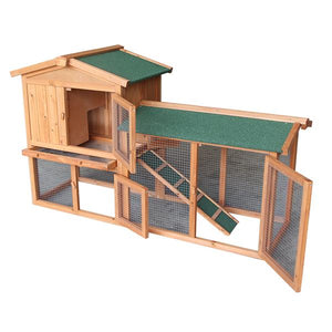 Emmett Star™ Split Level Chicken Coop & Run (up to 3 chickens)