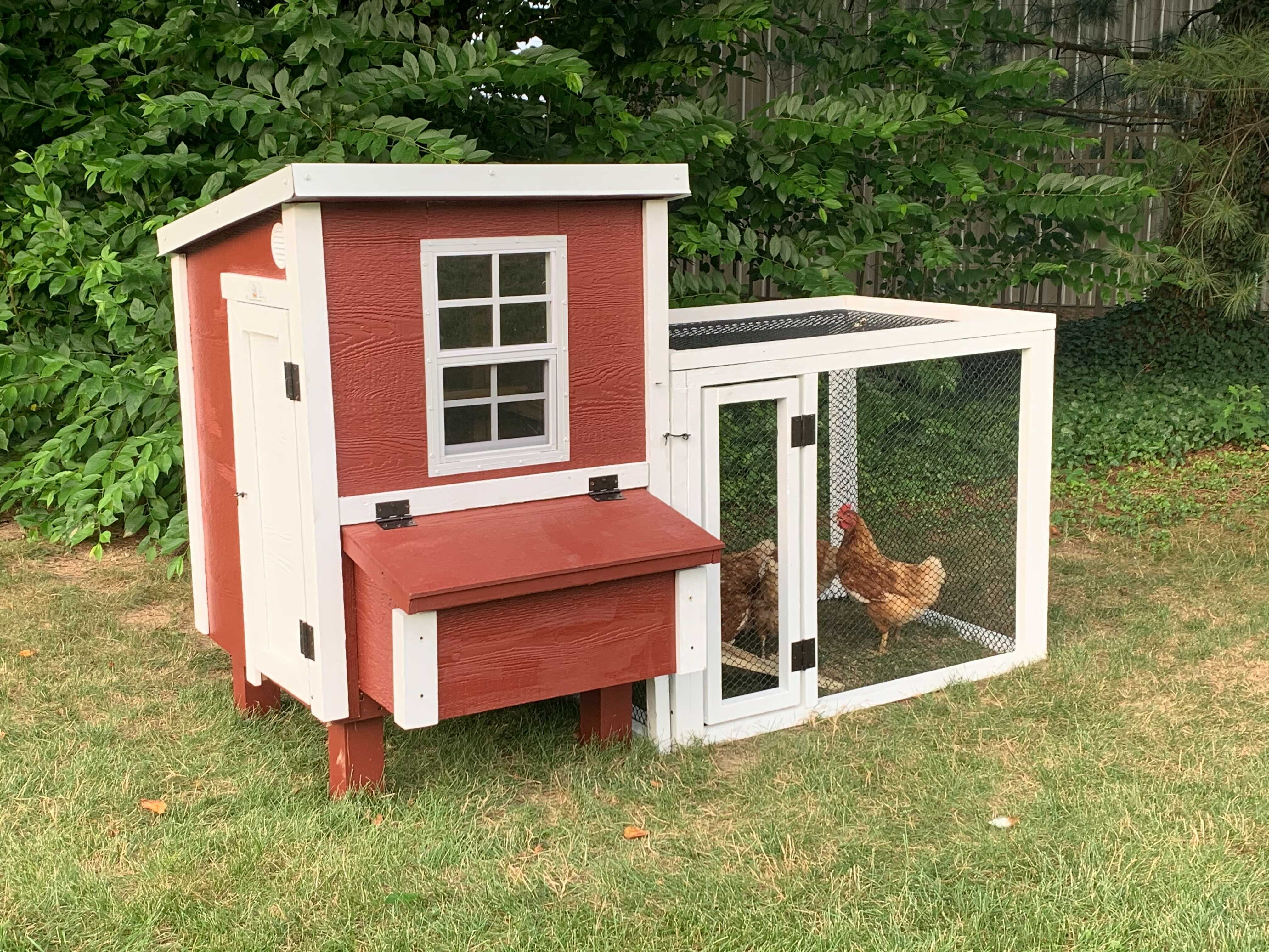 OverEZ® Coop in a Box - Coop & Run (up to 5 chickens)